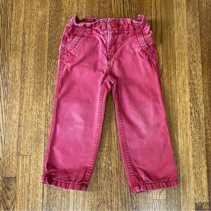 Baby Gap 3T Red Chino Pants